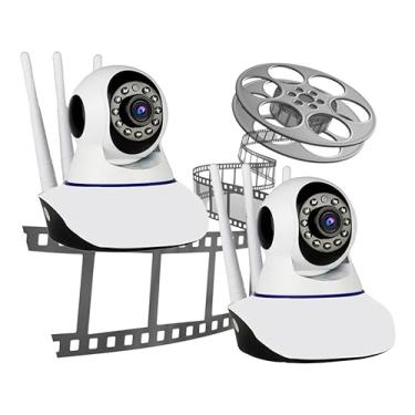 Imagem de Kit de Câmeras Genérico 2 Camera Robo Wifi 3 Antenas Sd Infravermelho Yyp2p - Segurança Externa - Compatível com Câmeras - Sem Fio - Outdoor