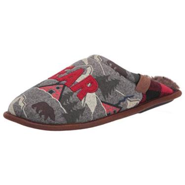 Imagem de Dearfoams Pantufa Alpine Print Family Mood Bear Scuff, Urso aconchegante, Small