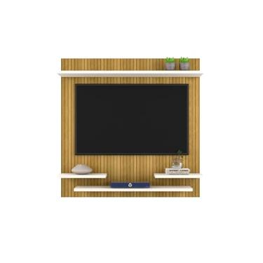 Imagem de Painel Tv Quarto Sala Painel Prateleira Até 32 Polegadas Star (RIPADO/OFF)