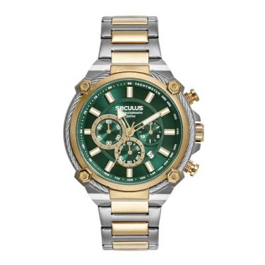 Imagem de Relógio Seculus Masculino Ref: 77272gpsvba4 Cronógrafo Bicolor