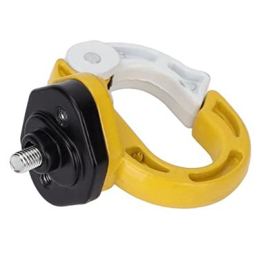 Imagem de Motocicleta Frente Garra Cabide Bagagem Capacete Gancho Liga de Aço Alumínio 12kg Carga Scooter Elétrico (amarelo + branco)