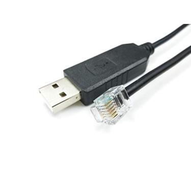 Imagem de Cabo de controle Washinglee RJ12 para Skywatcher AZ-GTI e AZ-GTE, para suporte computadorizado de rastreamento Alt-Az (1,8 m)