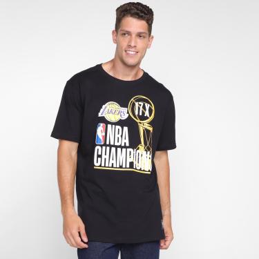 Imagem de Camiseta NBA Los Angeles Lakers 17x Champion Masculina-Masculino