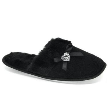 Imagem de Pantufa Feminina Adulta Europa Madrid Preta-Feminino