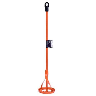 Imagem de Misturador de tinta e argamassa | 41 cm, composto de 7,6 cm de diâmetro, selador, argamassa, gesso, lama, misturador de cimento - Acessório profissional para misturador de tinta - Aço zincado (modelo