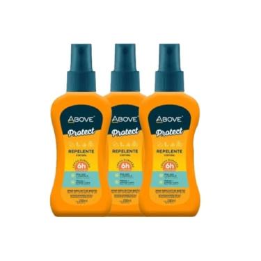Imagem de Above Kit 3 Repelente Spray 6h Proteção Contra Insetos 200ml