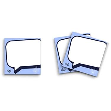 Imagem de Butler in the Home Sticky Notes Pacote com 12 blocos de 7,6 x 7,6 cm, 50 folhas por bloco, mensagem de texto, bolha, fofo, engraçado, bloco de notas de papelaria, papel planejador de diário