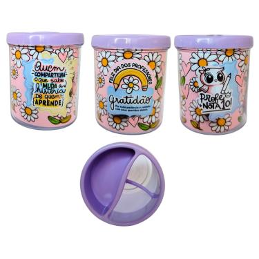 Imagem de Organizador Porta Lápis Divisória Acrílico Professores UN