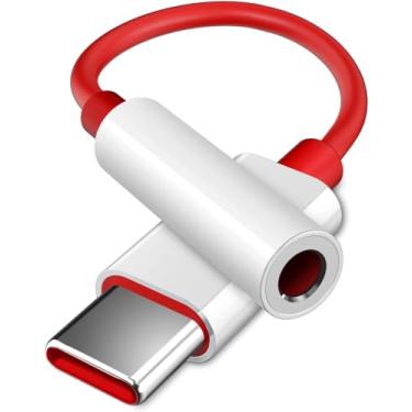 Imagem de Adaptador de fone de ouvido USB-C Conversor de porta de entrada de áudio compatível com Motorola Razr (2024, 2023, 2022, 2020, 2019), 3,5 mm fêmea para adaptador USB-C macho suporte para microfone