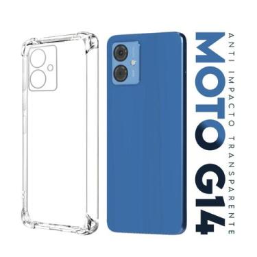 Imagem de Capa Capinha Anti Impacto Transparente Para Moto G14 Xt2341 6.5 - Cell