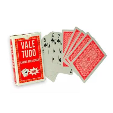 Imagem de Baralho Vale Tudo Ouro Cor Vermelho