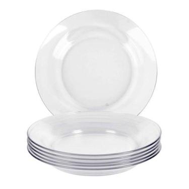 Imagem de Jogo Com 6 Pratos Fundos Duralex Astral - Nadir Figueiredo, 6 peças, V