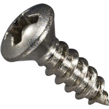 Imagem de Parafusos de metal ovais Phillips Hard-to-Find Fastener 014973197469, 4 x 3/8, peça 100