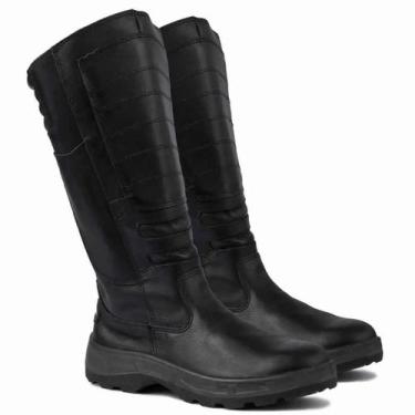 Imagem de Bota Botina Florestal Couro De Segurança Epi E Bico Pvc - Bota Brasil,