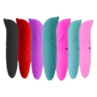 Imagem de Massageador Elétrico Golfinho Aveludado Portátil - Empoderadas, Sortid