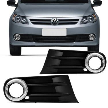 Imagem de Grade Moldura Farol Milha Gol Voyage G5 2009 2010 2011 2012 Saveiro 20