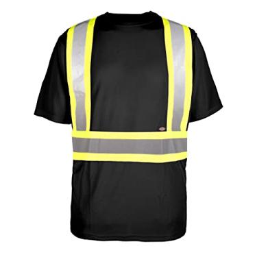 Imagem de Dickies Camiseta de manga curta de alta visibilidade, M preta