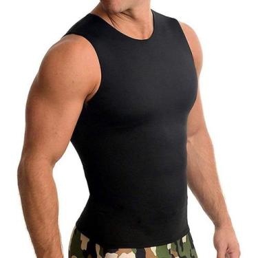 Imagem de Regata Modeladora Masculina Alta Compressão Corretor Postural - SLIM F