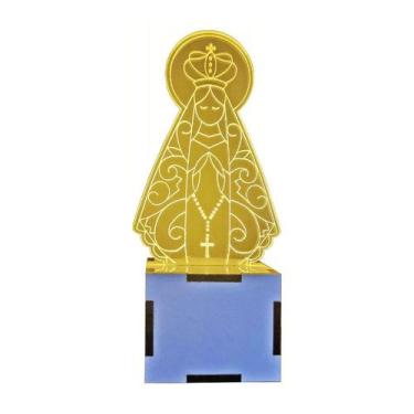 Imagem de Luminaria Nossa Senhora em Acrílico, Entrega Rápida - Ecolaser