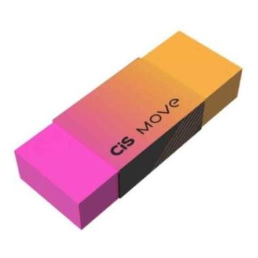 Imagem de Borracha Move Degradê Rosa e Laranja Neon Cis