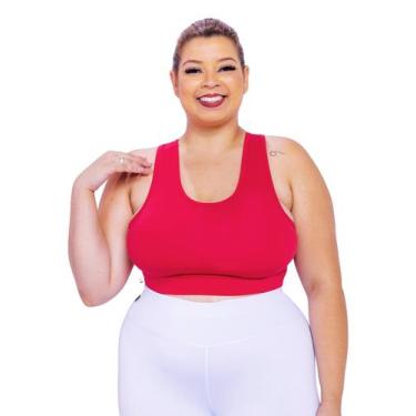 Imagem de Top Plus Size Essencial Fitness Nadador Super Confortável Fitness - WO