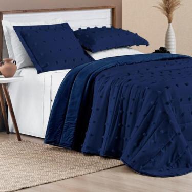 Imagem de Conjunto Cama Casal Queen Size Istambul Colcha Poppy 300 FiosToqueDeSe