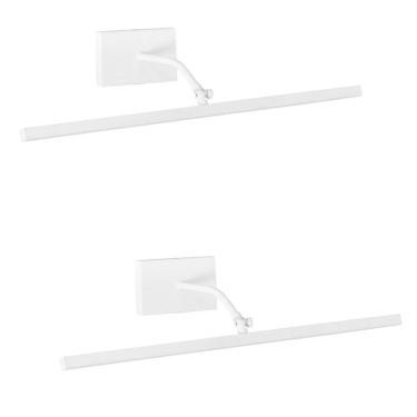 Imagem de Kit 2 Luminárias Arandela Quadro Led 3000K Branco 110V