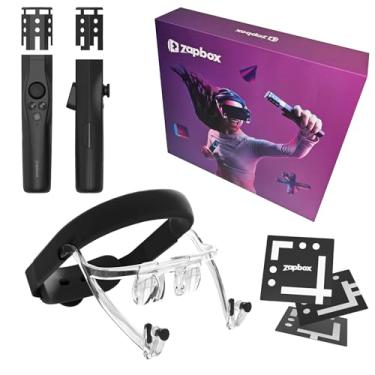 Imagem de | Zapbox 4 | Next-gen iPhone VR Headset with 2 Motion Controllers, Free Apps, PC VR and Mixed Reality Support | Paint in 3D, Watch Spatial Videos, and More