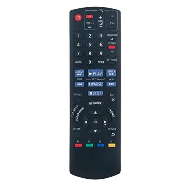 Imagem de AIDITIYMI Controle remoto de substituição N2QAYB000734 compatível com Panasonic Blu-Ray DVD Player DMP-DB87P-K DMP-BD87-K DMP-BDT87 DMP-DBS100 DMP-BD77 DMP-BD87 DMP-BD871 DMP-BD875