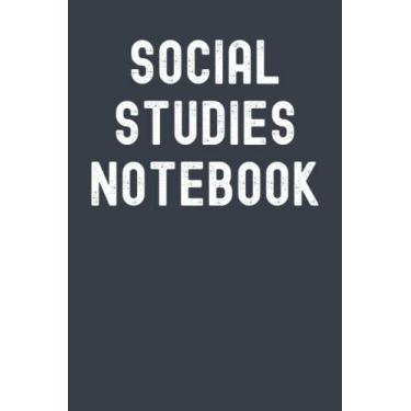 Imagem de Social Studies Notebook: Chimney Grey Matte Finish Lined Journal, 6 x 9 120 Pages, Gift For Thinkers, List Makers and Doers (Social Studies Notebook Journal)