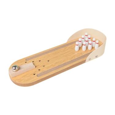 Imagem de Garende Mini jogo de boliche de mesa para uso em casa ou escritório