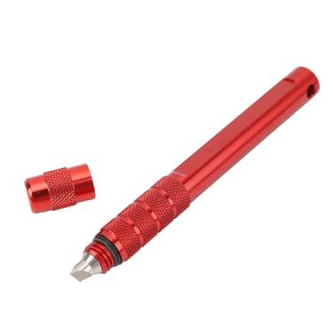 Imagem de Ferramenta de Limpeza de Ranhuras para Tacos de Golfe, Apontador Profissional de Ranhuras para Clubes de Golfe, Ferros para Limpeza de Afiação de Ranhuras (Vermelho)