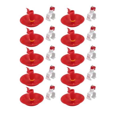 Imagem de Bebedouro Automático para Frango, 6 Copos para Regar Frango, Copos Grandes para Comedouro de aves. Bebedouro Removível para Patos, Perus, Gansos e pássaros. Perfeito para