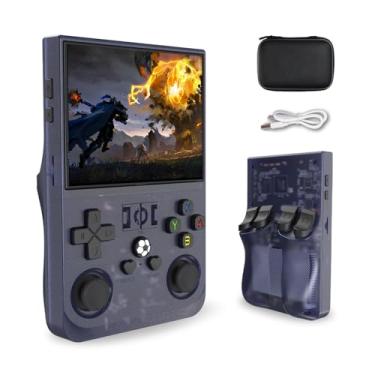 Imagem de Console de Jogo Portátil R36pro, Mini Console retrô Com Tela Ips de 3.5 Polegadas, Console de Jogo de Bolso Portátil de 4000mah Suporta Mais de 60 Emuladores (128 GB)