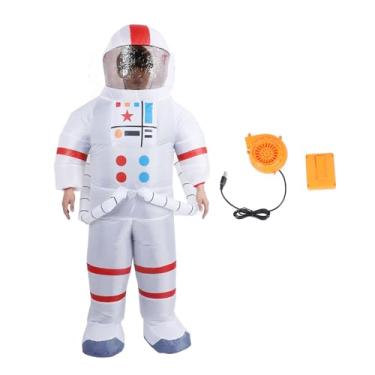 Imagem de Fantasia de Astronauta Com Soprador, Fantasia Inflável para Festas Ao Ar Livre de Adultos, Cosplay e Aniversário