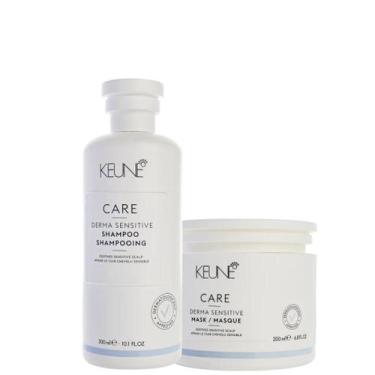 Imagem de Kit Capilar Keune Derma Sensitive - Shampoo e Mascara de Hidratação 20