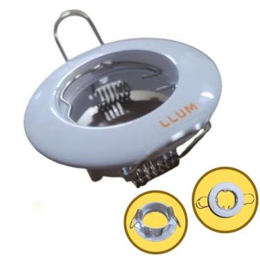 Imagem de Spot Mini Mr11 Embutir Branco Foco Fixo - LLUM Bronzearte