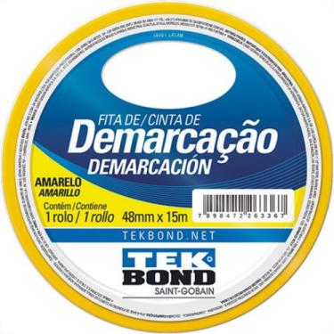 Imagem de Tek Fita Demarcao Solo 48Mmx15M-Amar - TEK BOND