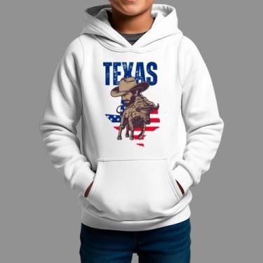 Imagem de Moletom Canguru Infantil Country Moda Country Inverno Capuz e Bolso Te