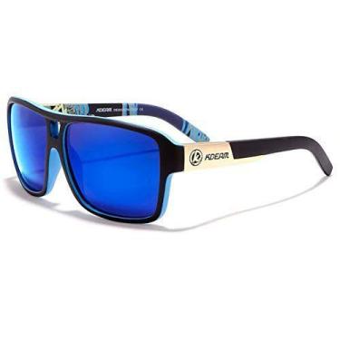 Imagem de Óculos de Sol Design Retangular KDEAM Lentes Antirreflexo uv400, Polar