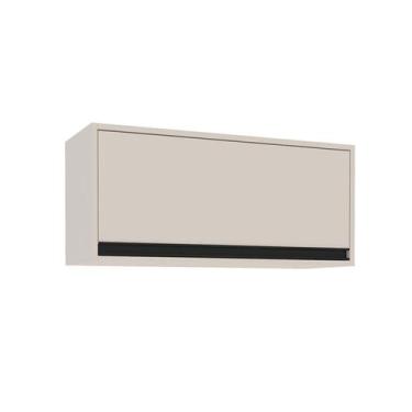 Imagem de Armário Aéreo Cozinha 80 Cm Koya 1 Porta Creme - Politorno, Bege, Clás