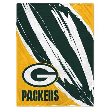 Imagem de Pegasus Home Fashions Green Bay Packers Cobertor de lã coral retrô jazz 152 cm x 203 cm