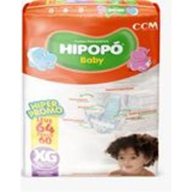 Imagem de Fralda infantil Hipopo Hiper 1 PacoteTamanho XG - 64 Unidades - Hipopó