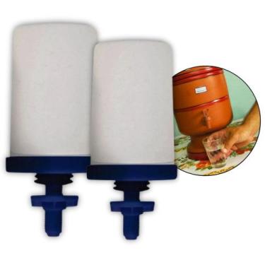 Imagem de 2 Velas Cerâmicas Purificadoras de Água para Filtro de Barro Água Saud