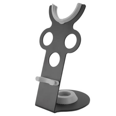 Imagem de Secador de Cabelo de Cabelos Secador de Cabelo Suporte de Suporte de Alumínio de Alumínio Organizador de Banheiros Organizador de Cabelo Os Bicos de Difusor de Suporte de Suporte de Bandeira e Difusor de Cinza e Armazenamento de Secador Rhair (Preto)