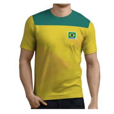 Imagem de Blusa Camiseta Camisa Seleçao Brasileira Brasil vôlei - STAMMP, 14 INF