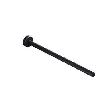 Imagem de Toalheiro de banheiro Suporte de aço inoxidável Suporte de parede Preto Toalheiro duplo Barra de mão Suporte de toalha Escada Acessórios de banheiro, Único Preto, 40CM