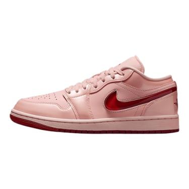 Imagem de Tênis feminino Air Jordan 1 Low SE (HF3174-600, coral lavado/coral lavado/vermelho academia), Coral lavado/coral lavado/vermelho academia, 36