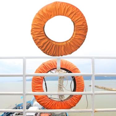 Imagem de Capa de boia salva-vidas para anel de barco – Mangas protetoras para piscina contra arranhões e arranhões, 94 cm de diâmetro (A, 5 peças)