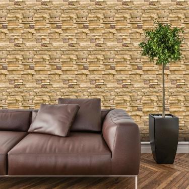 Imagem de Papel de Parede Adesivo Pedra Canjiquinha Rustica Lavável Cozinha 3 METROS